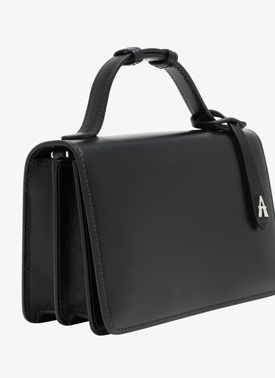 FRANCA SMALL CL+MET.LAITON FLEUR STRAP BLACK ALAÏA BLACK  FRANCA SMALL CL+MET.LAITON FLEUR STRAP BLACK